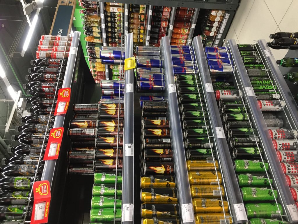 モスクワのスーパーの魚