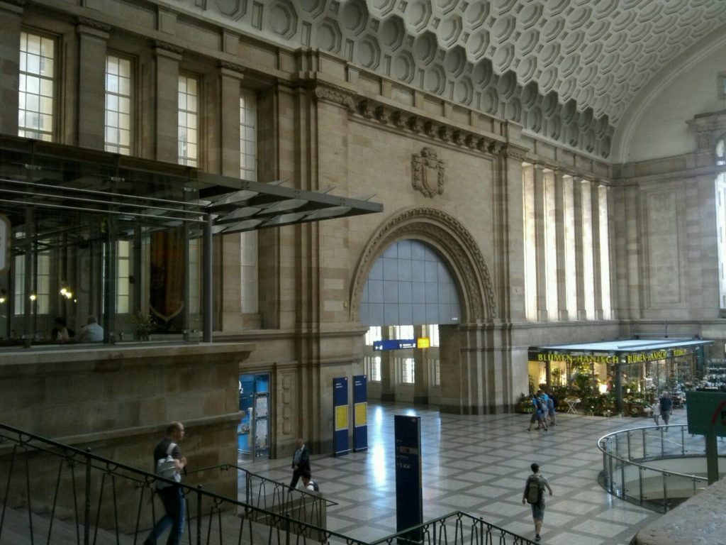 ライプツィヒ(Leipzig)のマルクト広場にある地下駅、 マルクト駅内部