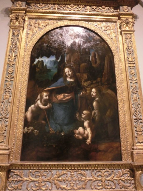 ロンドンのナショナルギャラリー(National Gallery)のダヴィンチの絵画