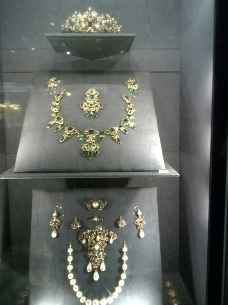 ローゼンボー城の宝物庫の宝石