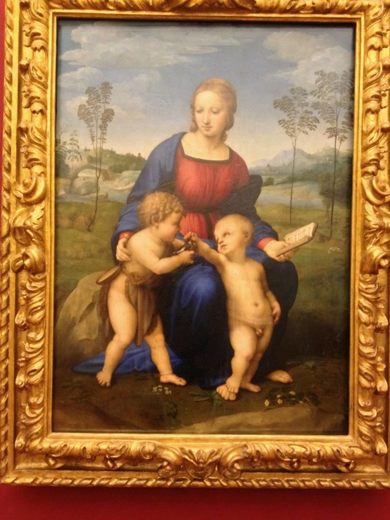 ウフィツィ美術館の「ひわの聖母」