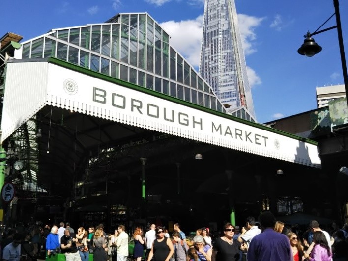 バラマーケットのある、地下鉄ロンドン・ブリッジ駅 (London Bridge)