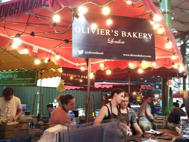 ロンドンのバラマーケットのOlivier’s Bakery