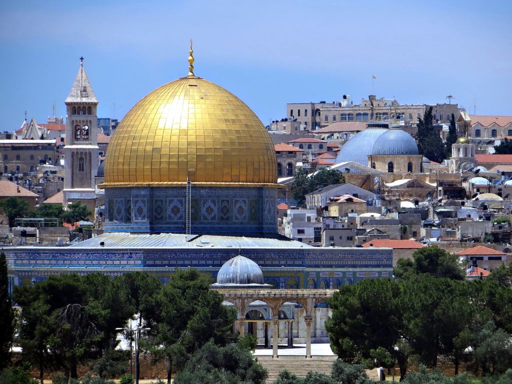 聖地エルサレムの岩のドーム