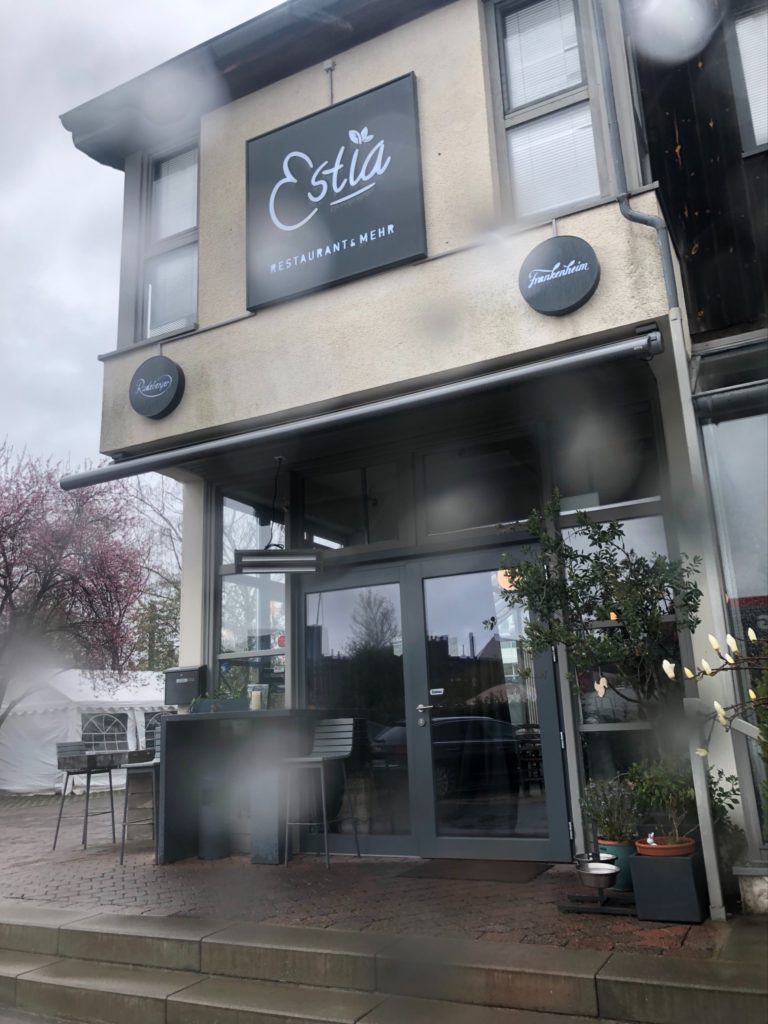 デュッセルドルフのギリシャ料理店、Estiaの外観