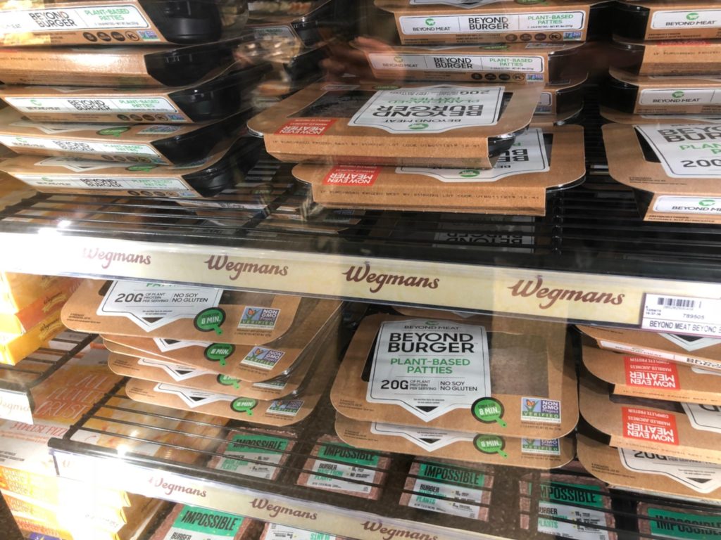 NYの高級スーパー、ウェグマンズ(Wegmans)で販売されている植物性肉