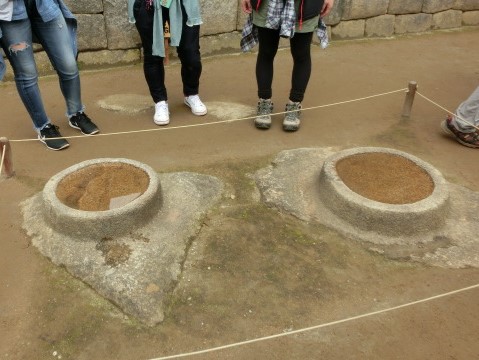 マチュピチュ遺跡の水鏡