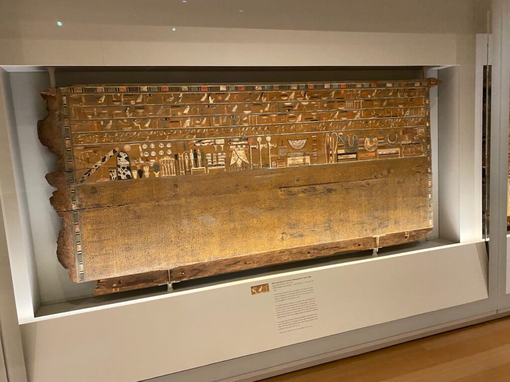ボストン美術館のエジプトコレクションの棺