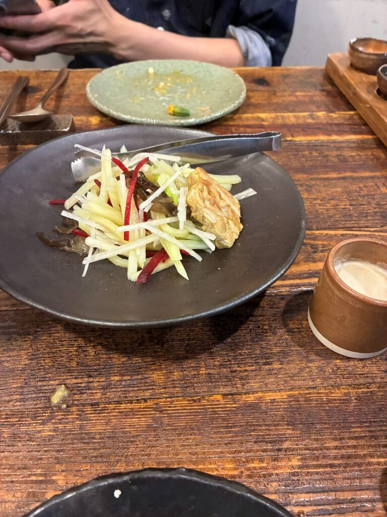 コッパベピダ酢漬けのサラダ
